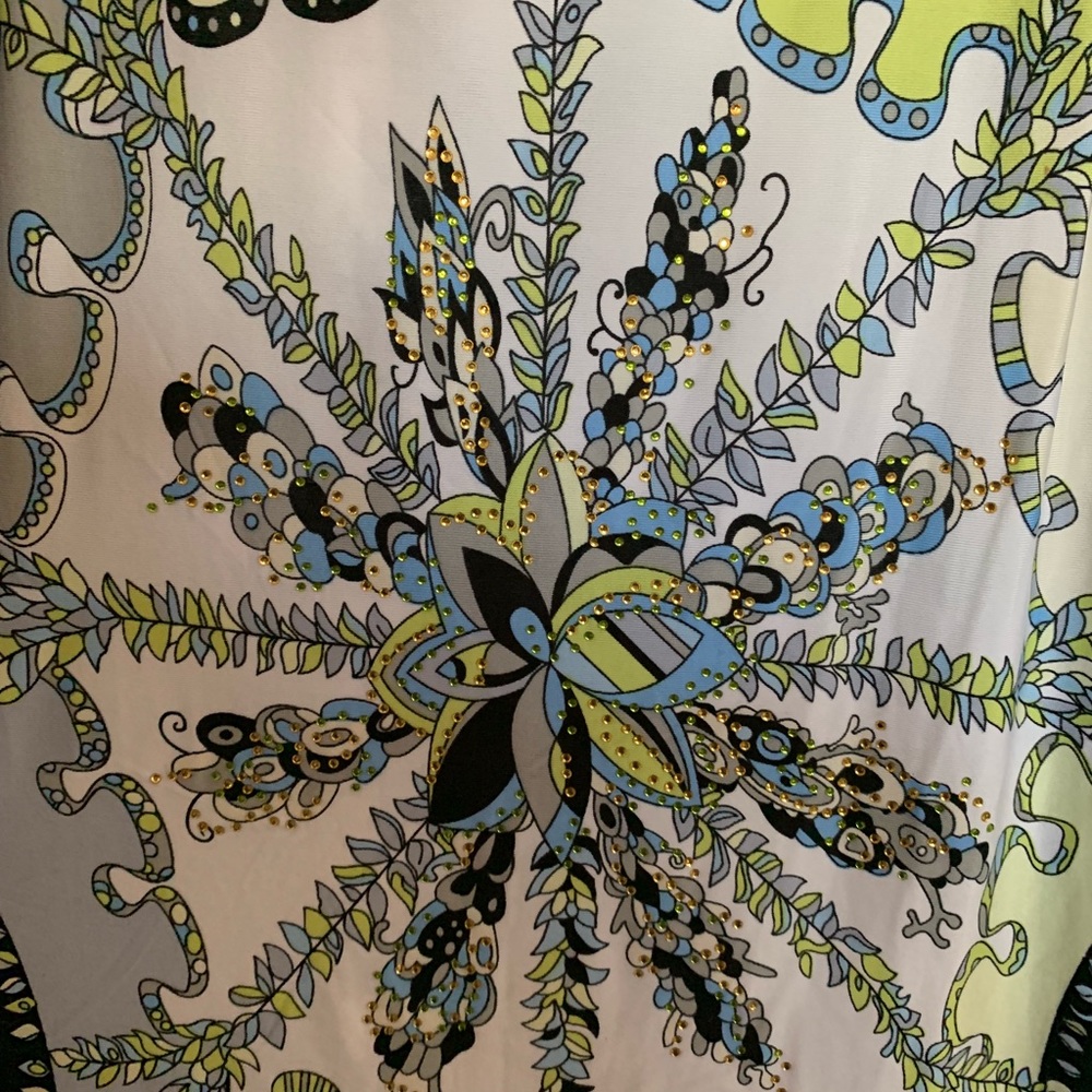 Flowy Rhinestone Dress - Picture 2 of 3